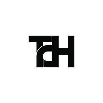 tdh letter original monogram logo design