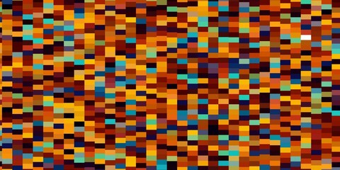 Dark Multicolor vector template in rectangles.