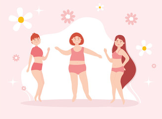 girls with red underwear