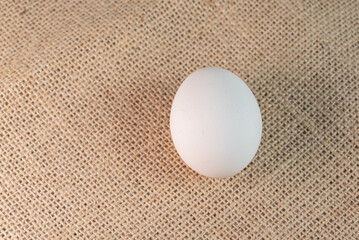 Eggs on the brown background