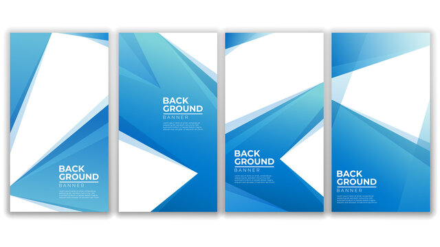 Sets of Business Banner Widescreen Portrait Size, Isolated Design Layout Template. Vector Illustration

R