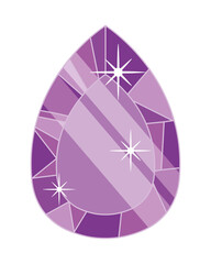 purple gem stone