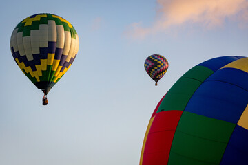 Naklejka premium hot air balloons