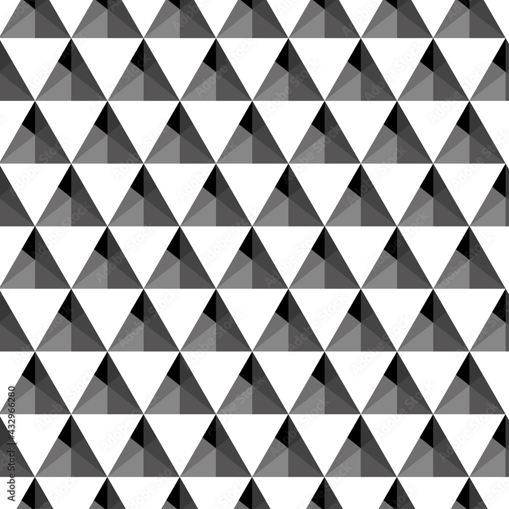 Poster triangular geometric pattern