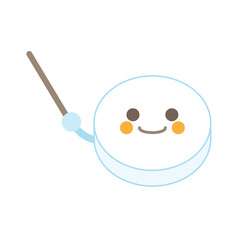 指示棒錠剤笑顔