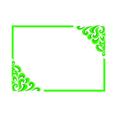 Ornament Bored Frame vector