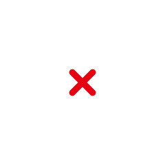 cross icon vector sign symbol