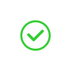 check mark icon vector sign symbol