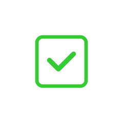 check mark icon vector sign symbol