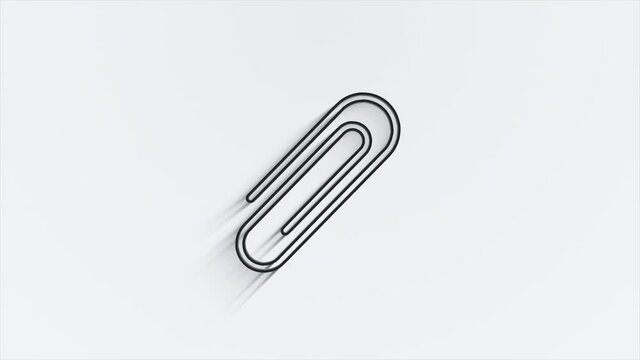 Office icon. Web line shadow icon set. Office, great design for any purposes. Motion graphics.