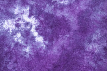 和紙テクスチャー背景(紫色)  桔梗の花のような紫色の和紙