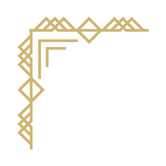 elegant geometric border