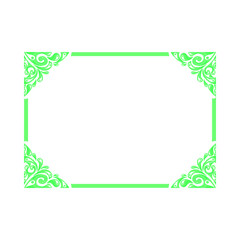 Ornament Bored Frame vector