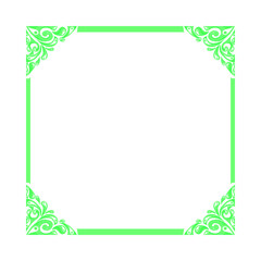 Ornament Bored Frame vector