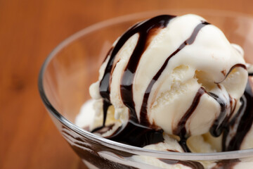 チョコがけバニラアイス