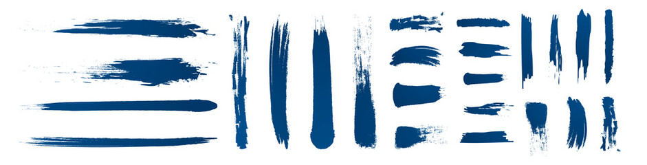 アナログタッチ素材：筆の質感　墨　インク　筆模様　波模様