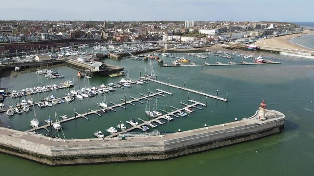 Ramsgate Kent UK  Marina Aerial footage
