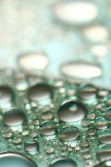 Macro shot of water droplet