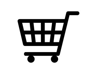 Shopping cart icon vector illustration