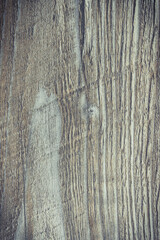 Old wooden rustic board as backdrop or background texture. Copy space for text