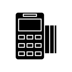 Debit card machine icon