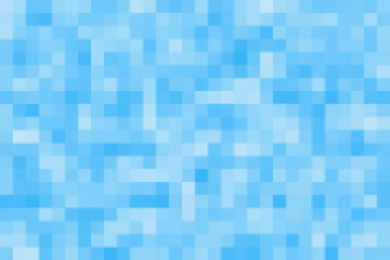 【モザイク】水色の白のグラデーション【背景】