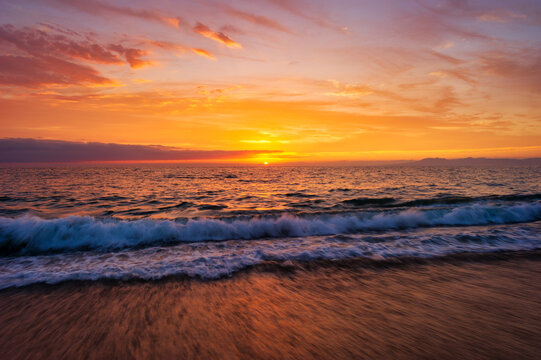 Sunset Ocean Beach