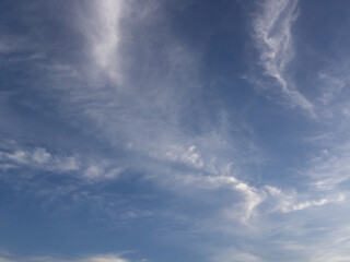 sunset sky with clouds