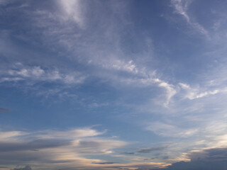 Fototapeta premium sunset sky with clouds
