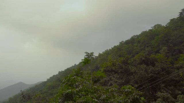 seshachalam hills top view from sri vari mettu