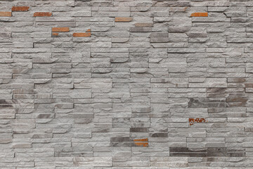 modern gray brick wall background
