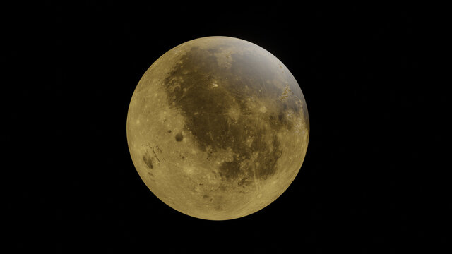 moon on black night