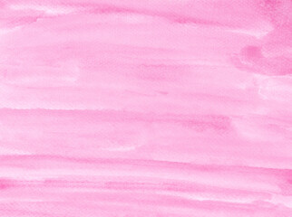 Pink watercolour background, Watercolour painting soft textured on wet white paper background, Abstract pink watercolor illustration banner, wallpaper