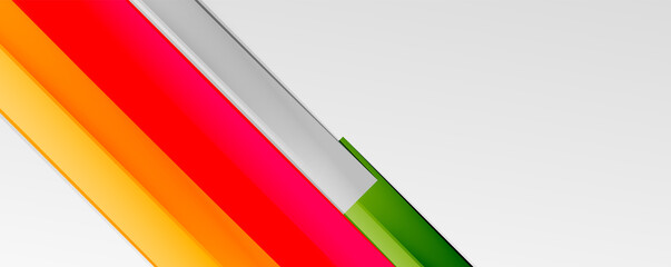 Color abstract lines trendy geometric background for business or technology presentation, internet poster or web brochure cover, wallpaper