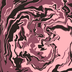 Fluid art texture. Abstract backdrop with swirling paint effect. Liquid acrylic picture with artistic mixed paints. Can be used for baner or wallpaper.  brown and beige overflowing colors. EPS