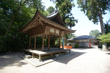 鷺森神社　拝殿　京都市修学院