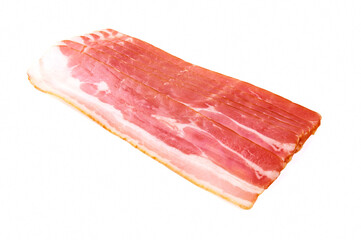 bacon isolated on white background