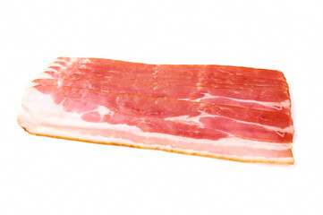 bacon isolated on white background