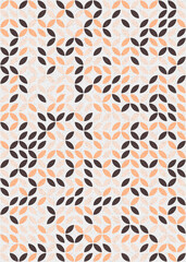 Abstract Geometric Pattern generative computational art illustration