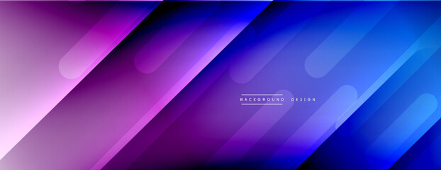 Dynamic lines abstract background. 3D shadow effects and fluid gradients. Modern overlapping forms