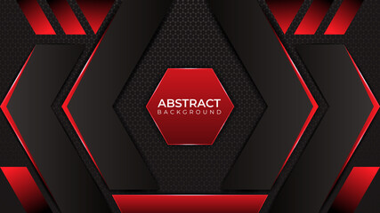 Abstract background  with red shapes geometric 