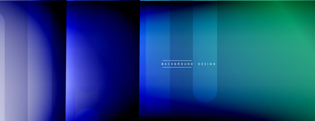 Dynamic lines abstract background. 3D shadow effects and fluid gradients. Modern overlapping forms