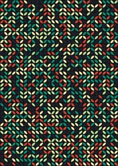 Abstract Geometric Pattern generative computational art illustration