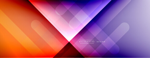 Dynamic lines abstract background. 3D shadow effects and fluid gradients. Modern overlapping forms