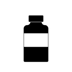 Obraz premium medicine bottle icon.on white illustration