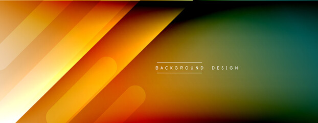 Dynamic lines abstract background. 3D shadow effects and fluid gradients. Modern overlapping forms
