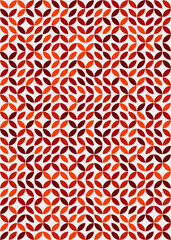 Abstract Geometric Pattern generative computational art illustration