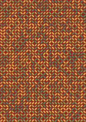 Abstract Geometric Pattern generative computational art illustration