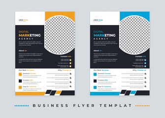 Modern Business Digital marketing flyer templates