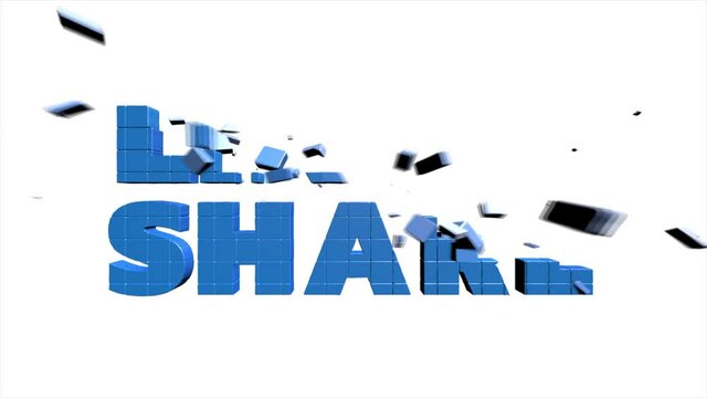 Like shere text animated title highlight slide closing in, chroma white screen shot